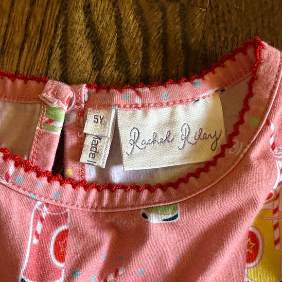 Rachel Riley Pink Dress with Colorful Pattern - Picture 2 of 3